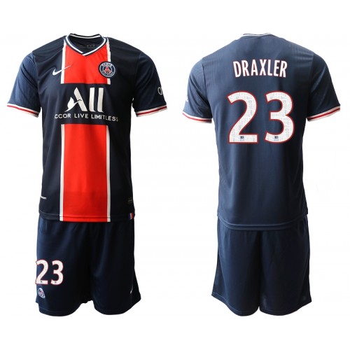 Paris Saint-Germain Dres Julian Draxler 23 Dječji Domaći 2020/21 Kratkih Rukava Paris Saint-Germain Dres Julian Draxler 23 Dječji Domaći 2020/21 Kratkih Rukava
